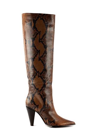 Uriel snake print leather high boot ROBERTO FESTA | URIELCOFFEE